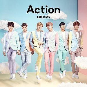 Album cover of "Action" by U-Kiss