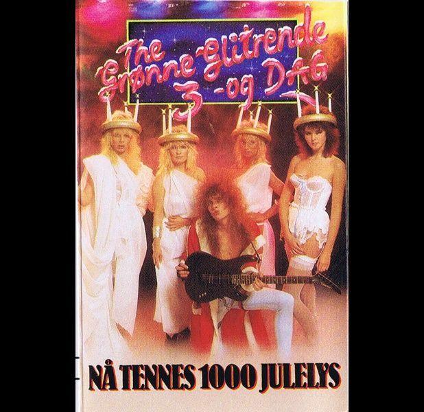 Album cover of "Nå Tennes 1000 Julelys k" by The Grønne Glitrende 3 Og Dag