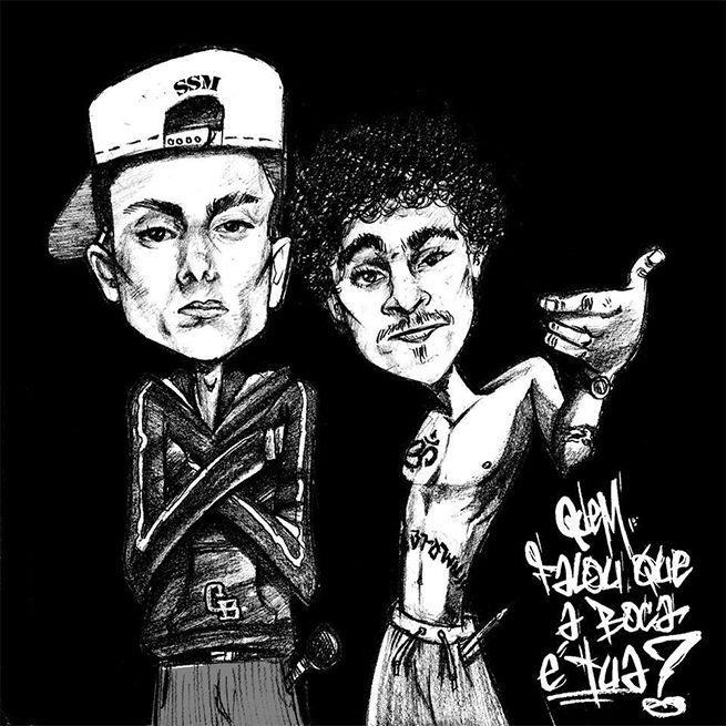 Capa do Álbum "Quem Falou Que a Boca É Tua?", de Caixa Baixa