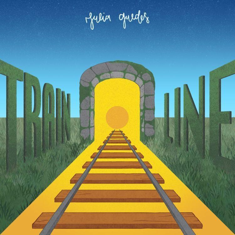 Single/EP cover of "train line (demo)" by Julia Guedes