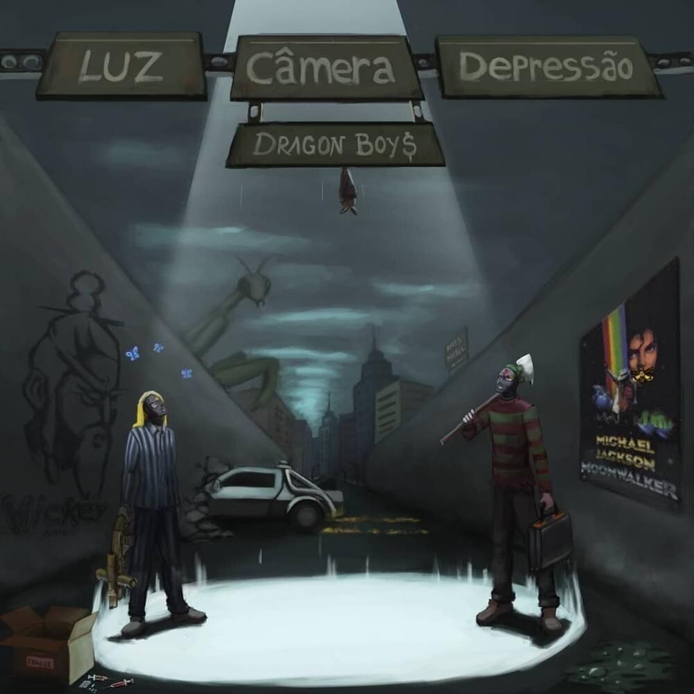 Capa do Álbum "Luz, Câmera, Depressão!", de Dragon Boy$