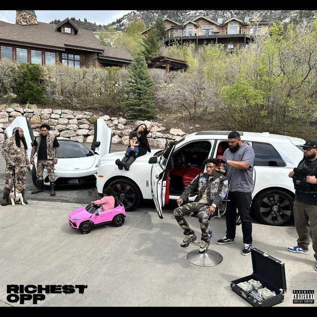 Capa do álbum "Richest Opp", de YoungBoy Never Broke Again (NBA YoungBoy)