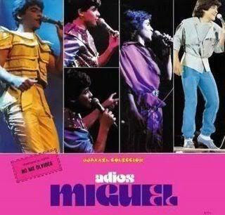 Portada del álbum "Adios Miguel", de Menudo