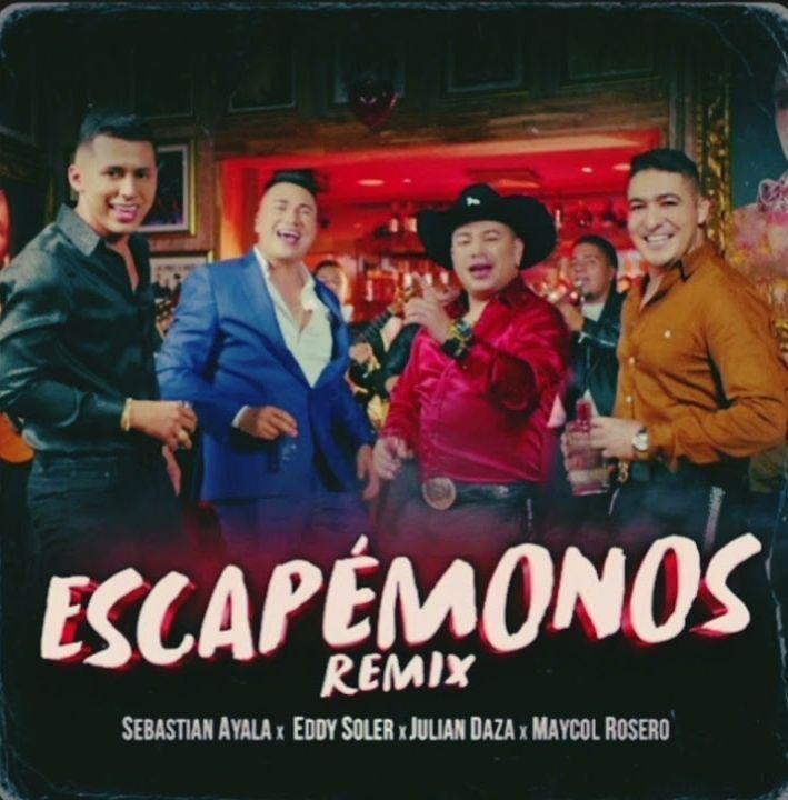Portada de Sencillo/EP "Escapémonos (Remix) (part. Eddy Soler, Julian Daza y Maycol Rosero)", de Sebastian Ayala