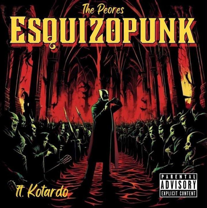 Capa do Single/EP "Esquizopunk", de The Peores
