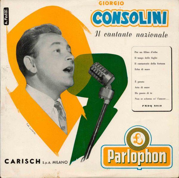 Portada de Álbum "Il Cantante Nazionale - Vol. III", de Giorgio Consolini
