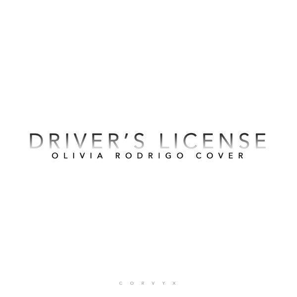 Capa do álbum "Drivers License", de CORVYX