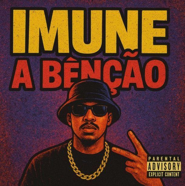 Capa do álbum "Imune a Benção", de David Defante