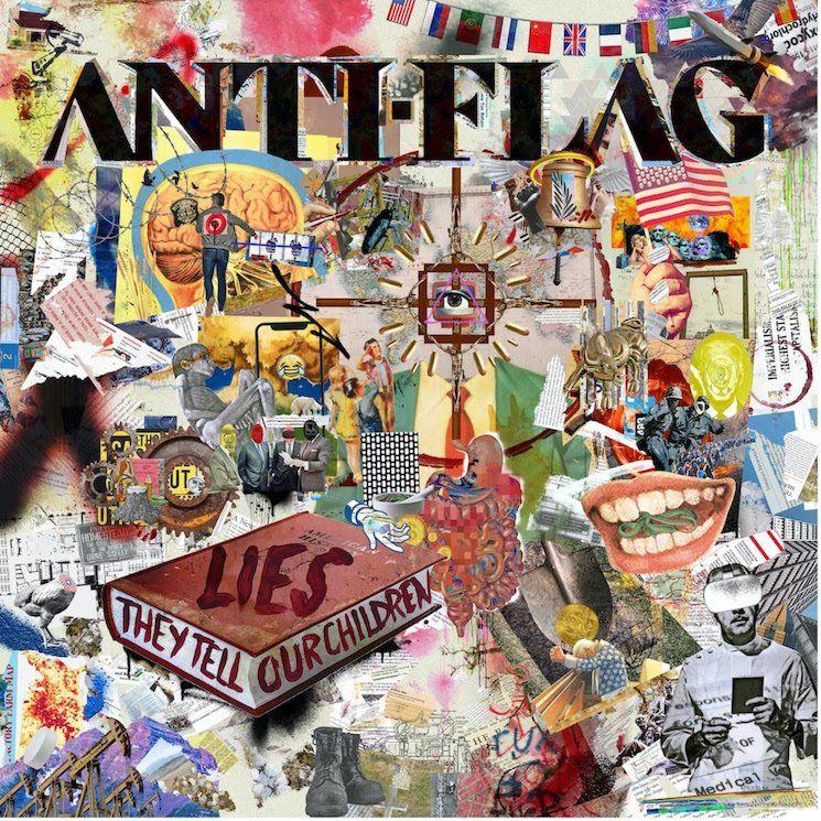 Album cover of "Lies They Tell Our Children" by Anti-Flag