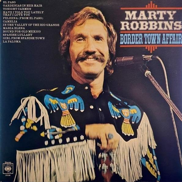 Portada de Álbum "Border Town Affair", de Marty Robbins