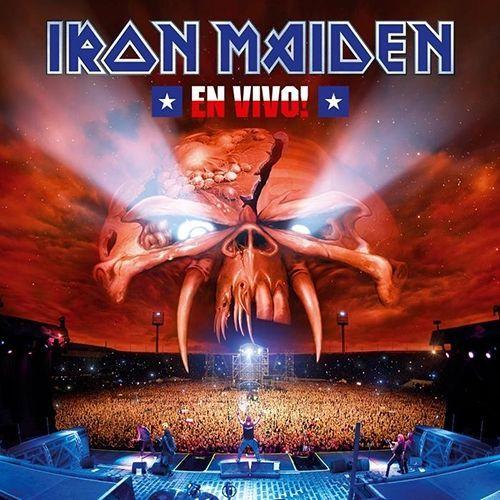 Portada de Álbum "En Vivo!", de Iron Maiden