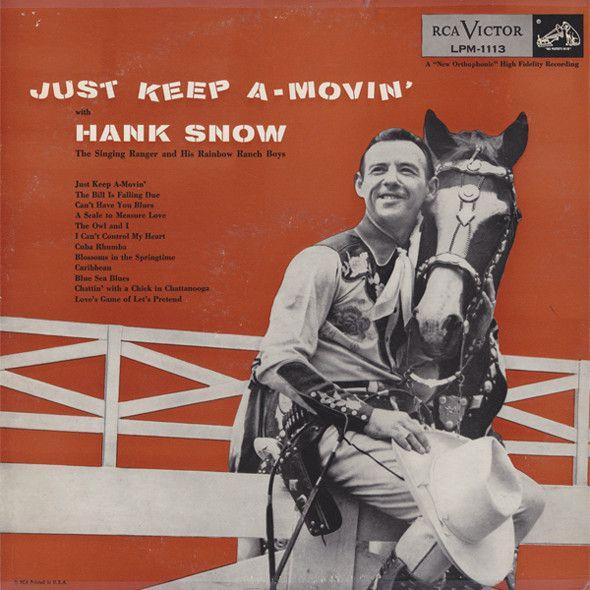 Capa do álbum "Just Keep A-movin'", de Hank Snow