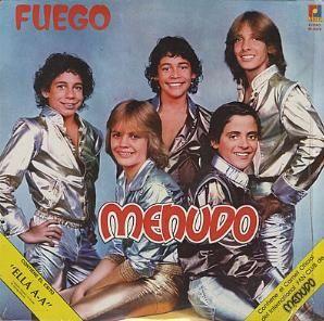 Album cover of "Fuego" by Menudo