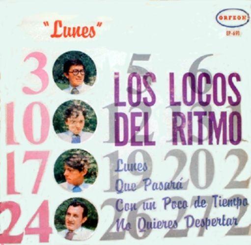 Portada de Sencillo/EP "Lunes", de Los Locos Del Ritmo