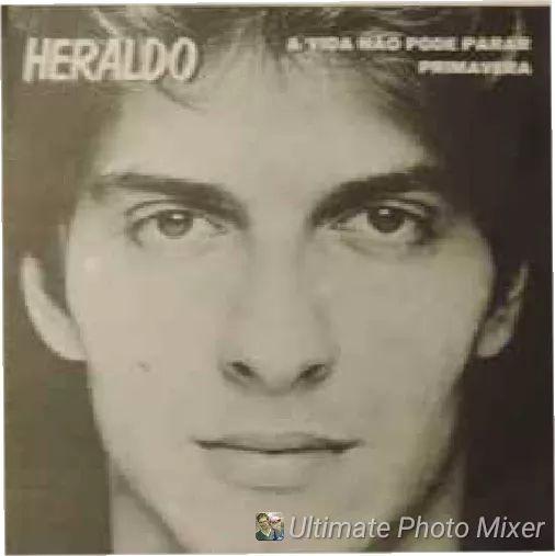 Capa do Single/EP "A Vida No Pode Parar / Primavera", de Heraldo Corrêa