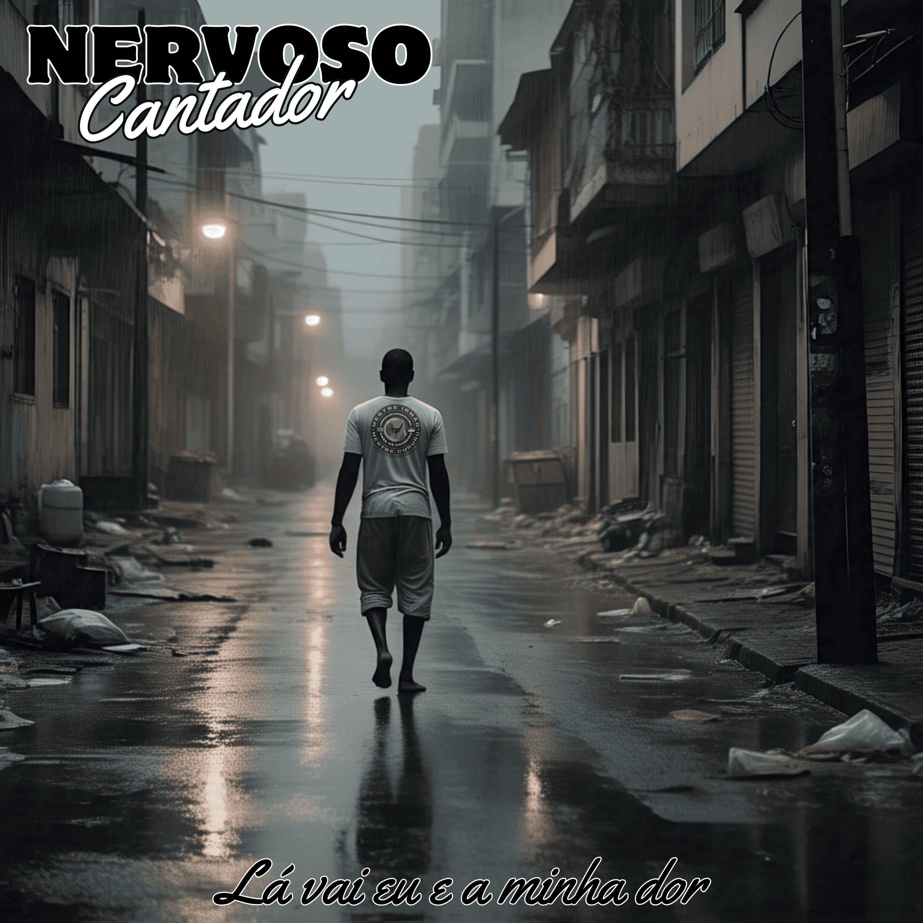Portada de Sencillo/EP "Lá Vai Eu e a Minha Dor", de Nervoso Cantador