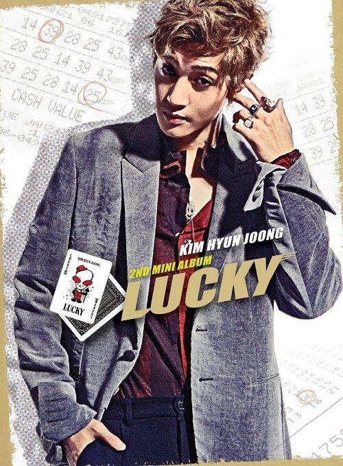 Portada de Álbum "Lucky", de Kim HyunJoong