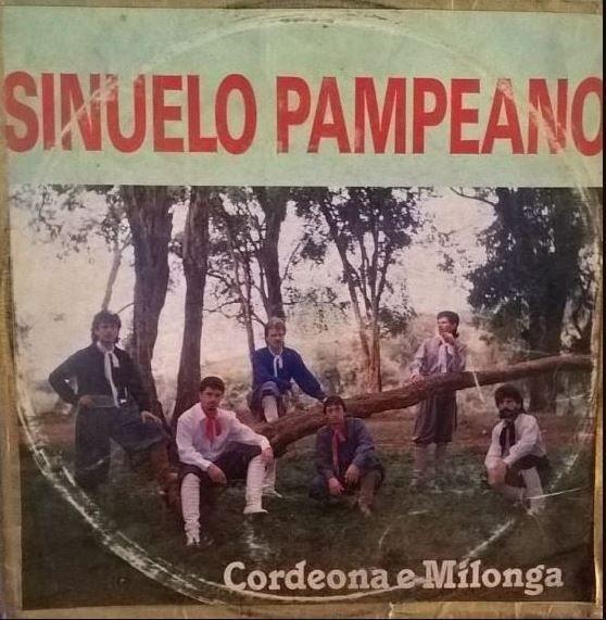 Portada de Álbum "Cordeona e Milonga", de Sinuelo Pampeano