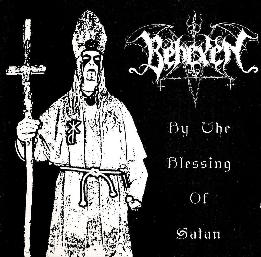 Portada de Álbum "By The Blessing Of Satan", de Behexen