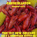 Portada de Álbum "Recorded Live At The 2017 New Orleans Jazz & Heritage Festival", de Carsie Blanton