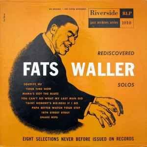Portada del álbum "Rediscovered Solos", de Fats Waller