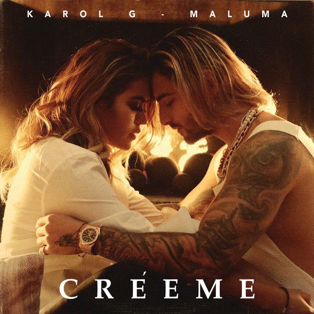 Portada del álbum "Créeme", de KAROL G