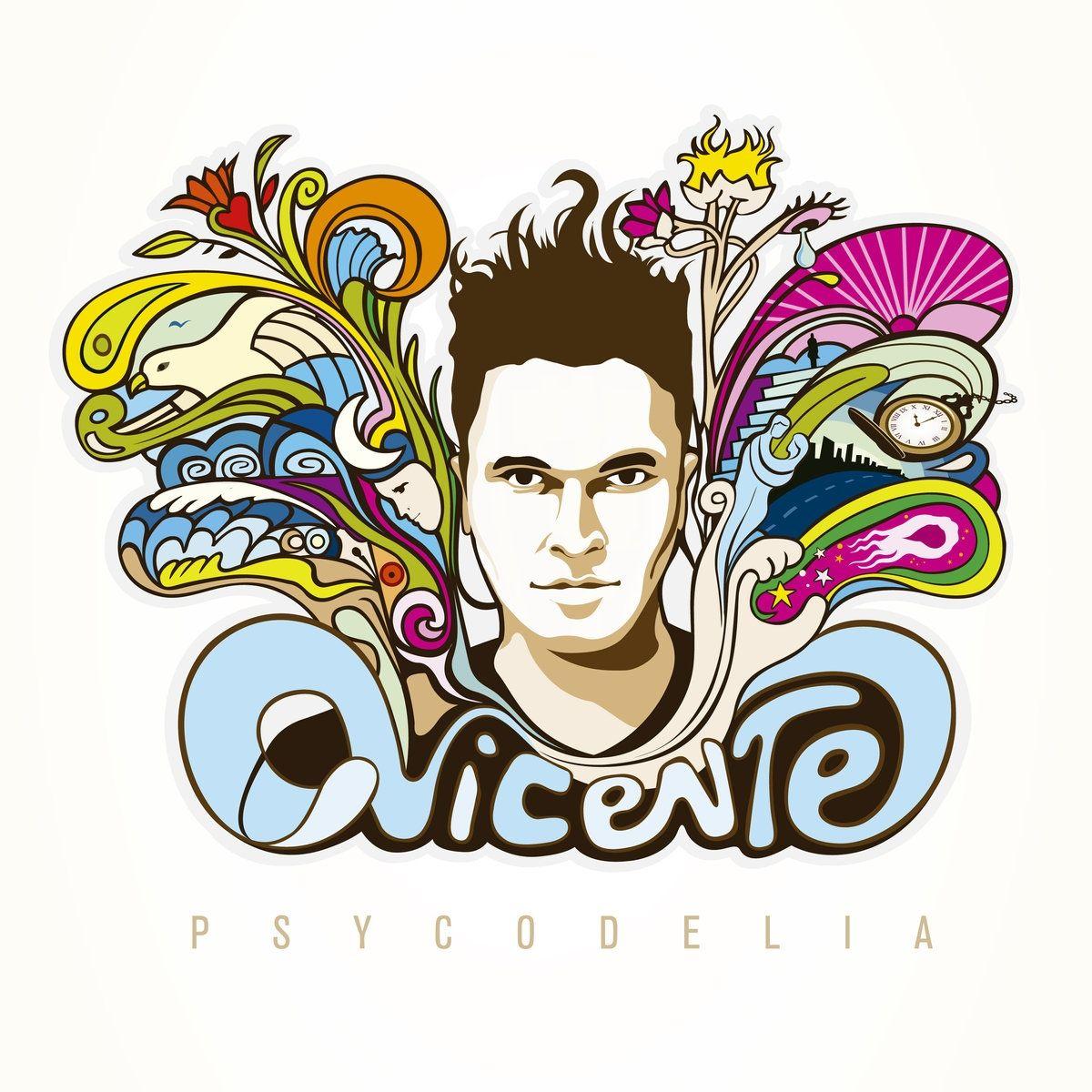 Portada de Álbum "Psycodelia", de Vicente