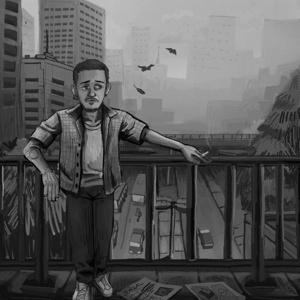 Portada de Sencillo/EP "Cinzas", de Uxie Kid