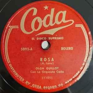 Portada de Sencillo/EP "Rosa / Todo Es Mentira", de Olga Guillot