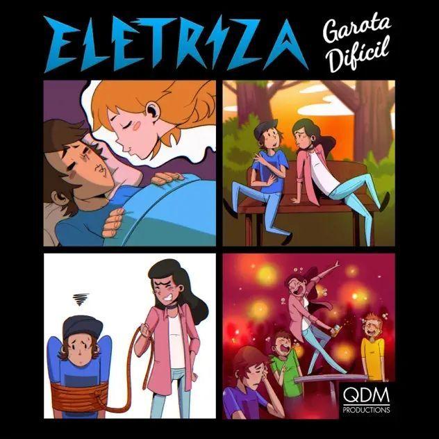 Capa do Álbum "Garota Difícil", de Eletriza