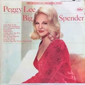 Portada del álbum "Big Spender", de Peggy Lee
