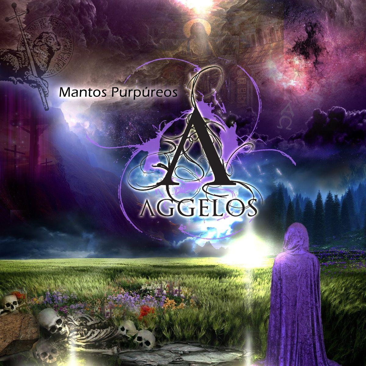 Portada de Álbum "Mantos Purpureos", de Aggelos