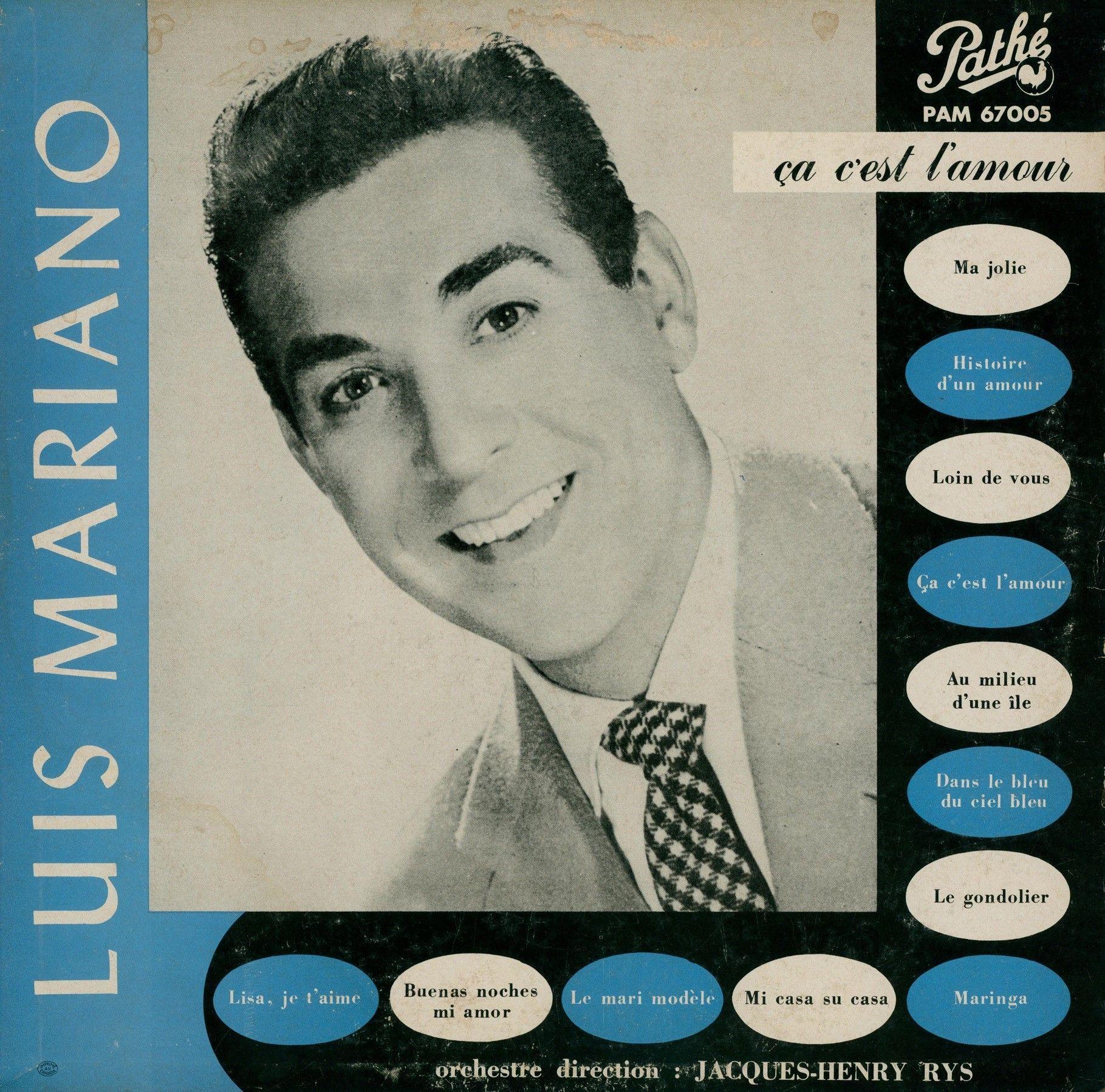 Portada de Álbum "Ça C'est L'amour", de Luis Mariano