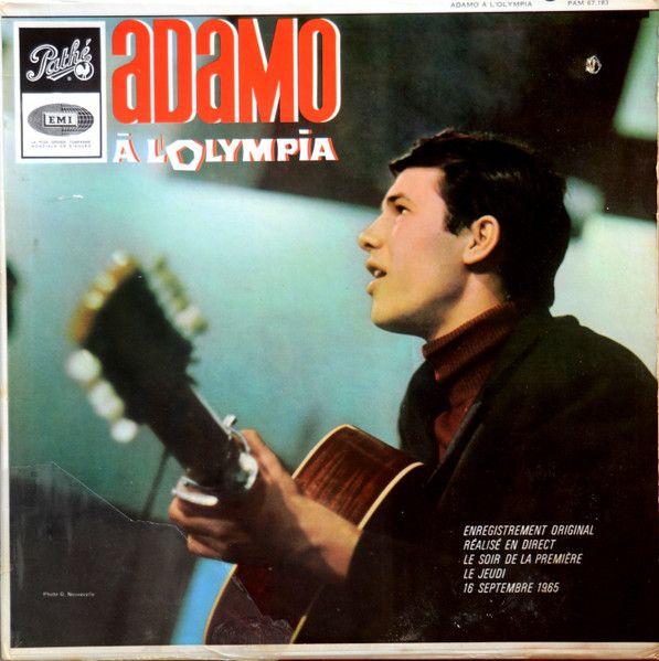 Portada de Álbum "Adamo à L'Olympia", de Salvatore Adamo
