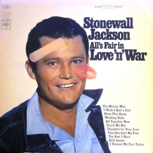 Capa do Álbum "All's Fair In Love 'n' War", de Stonewall Jackson