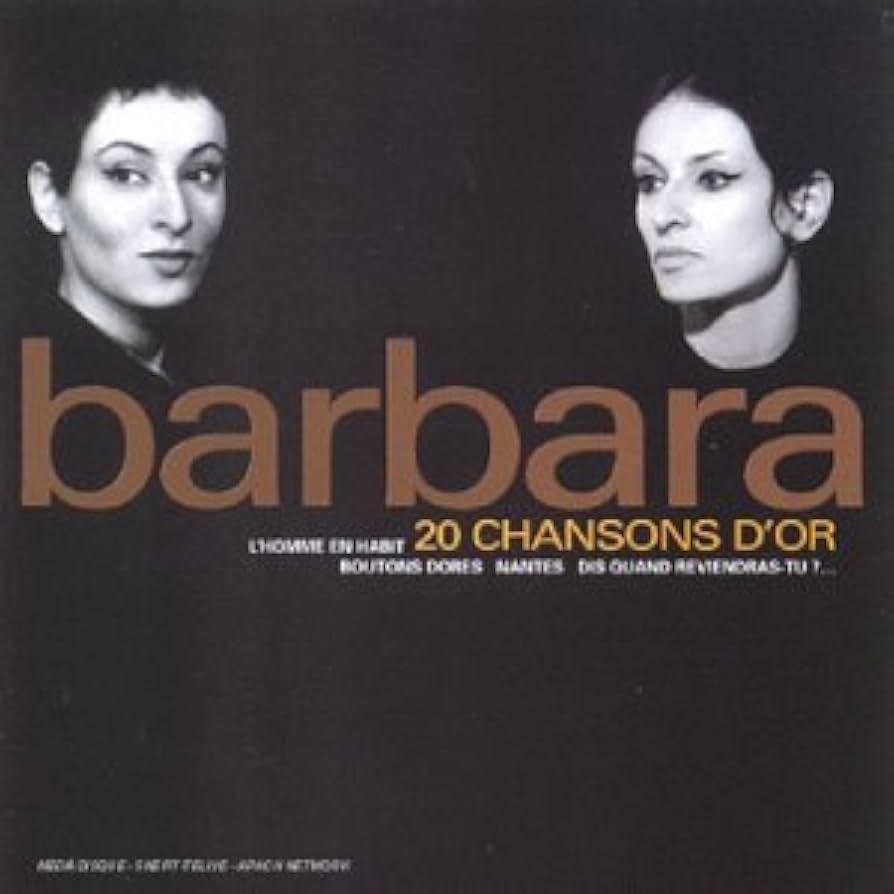 Album cover of "20 Chansons D'or" by Barbara