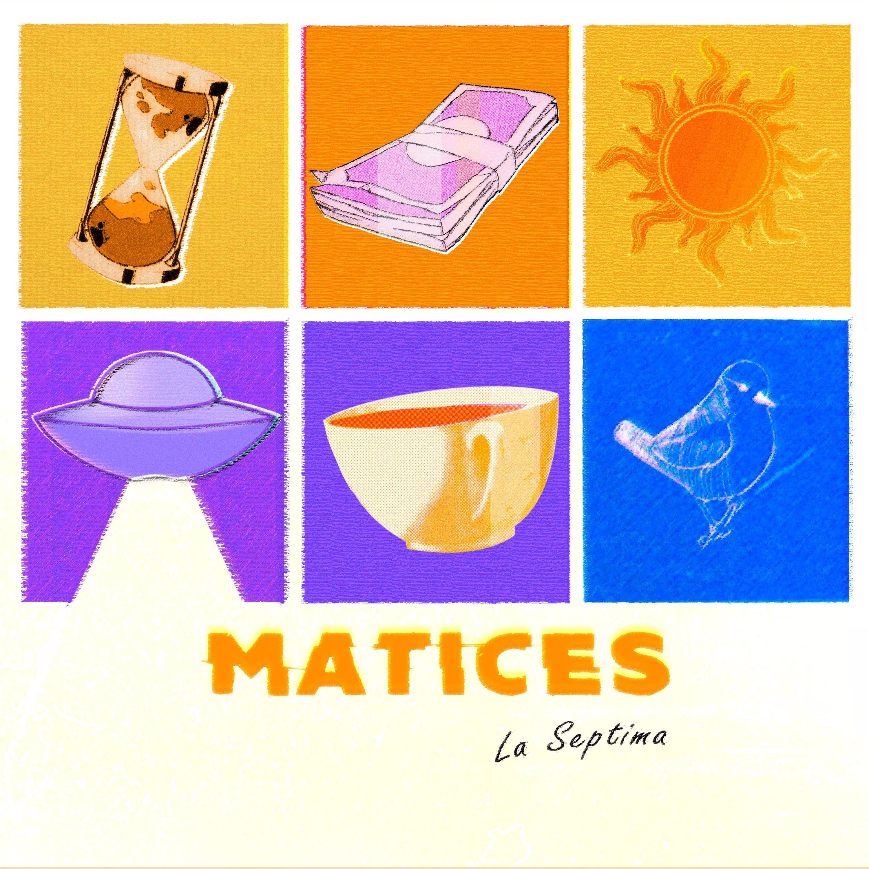 Capa do Single/EP "Matices", de La Séptima (Paraguay)