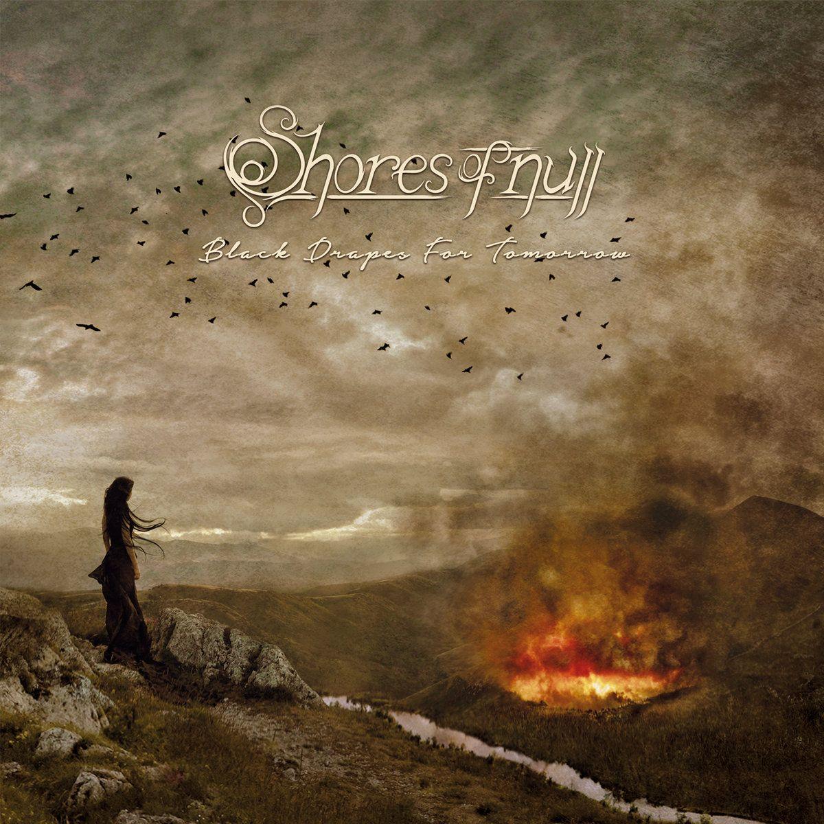 Portada de Álbum "Black Drapes for Tomorrow", de Shores of Null