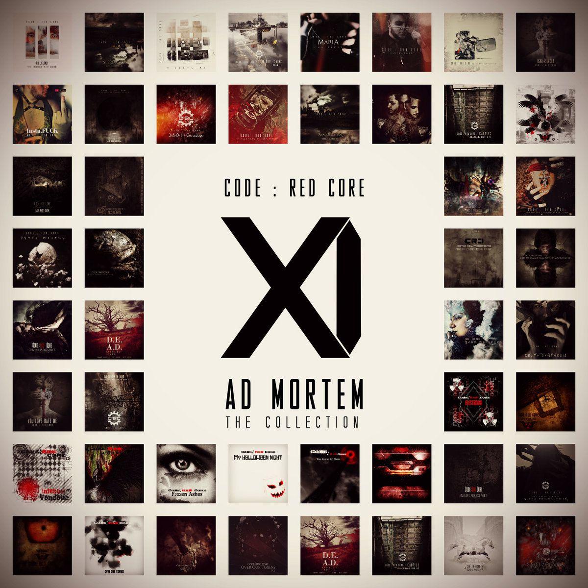 Capa do álbum "Xi Ad Mortem - The Collection", de Code: Red Core