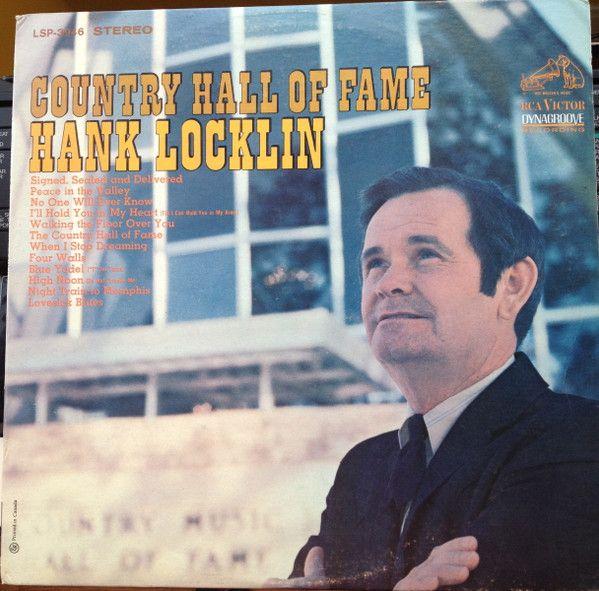 Portada de Álbum "Country Hall Of Fame", de Hank Locklin