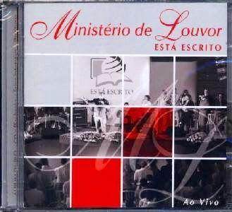 Portada de Álbum "Ministério de Louvor Está Escrito (Ao Vivo)", de Ministério De Louvor Está Escrito