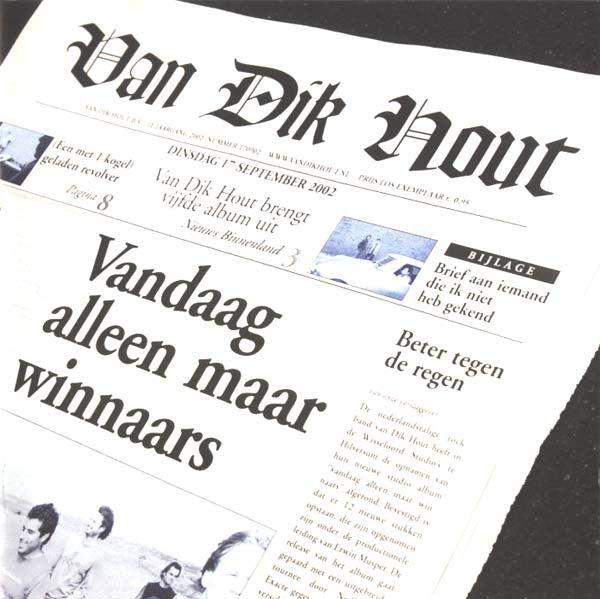 Portada de Álbum "Vandaag Alleen Maar Winnaars", de Van Dik Hout