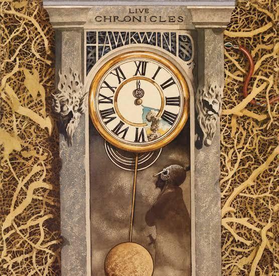 Capa do álbum "Live Chronicles ", de Hawkwind