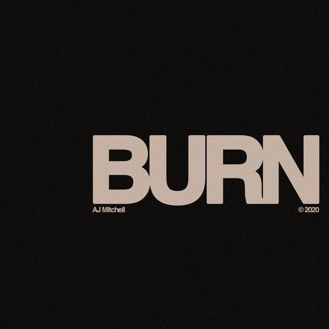 Capa do Single/EP "Burn", de AJ Mitchell