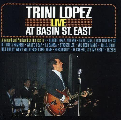 Capa do álbum "Live At Basin St. East", de Trini Lopez