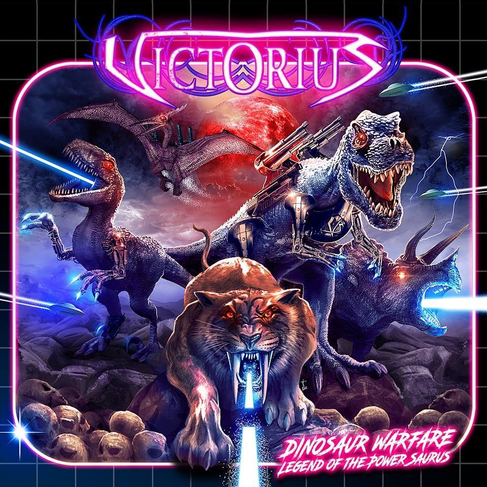 Portada de Sencillo/EP "Dinosaur Warfare - Legend of the Power Saurus - EP", de Victorius