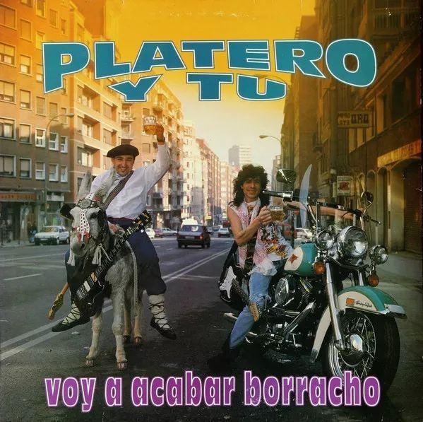 Portada de Álbum "Voy a Acabar Borracho", de Platero Y Tu