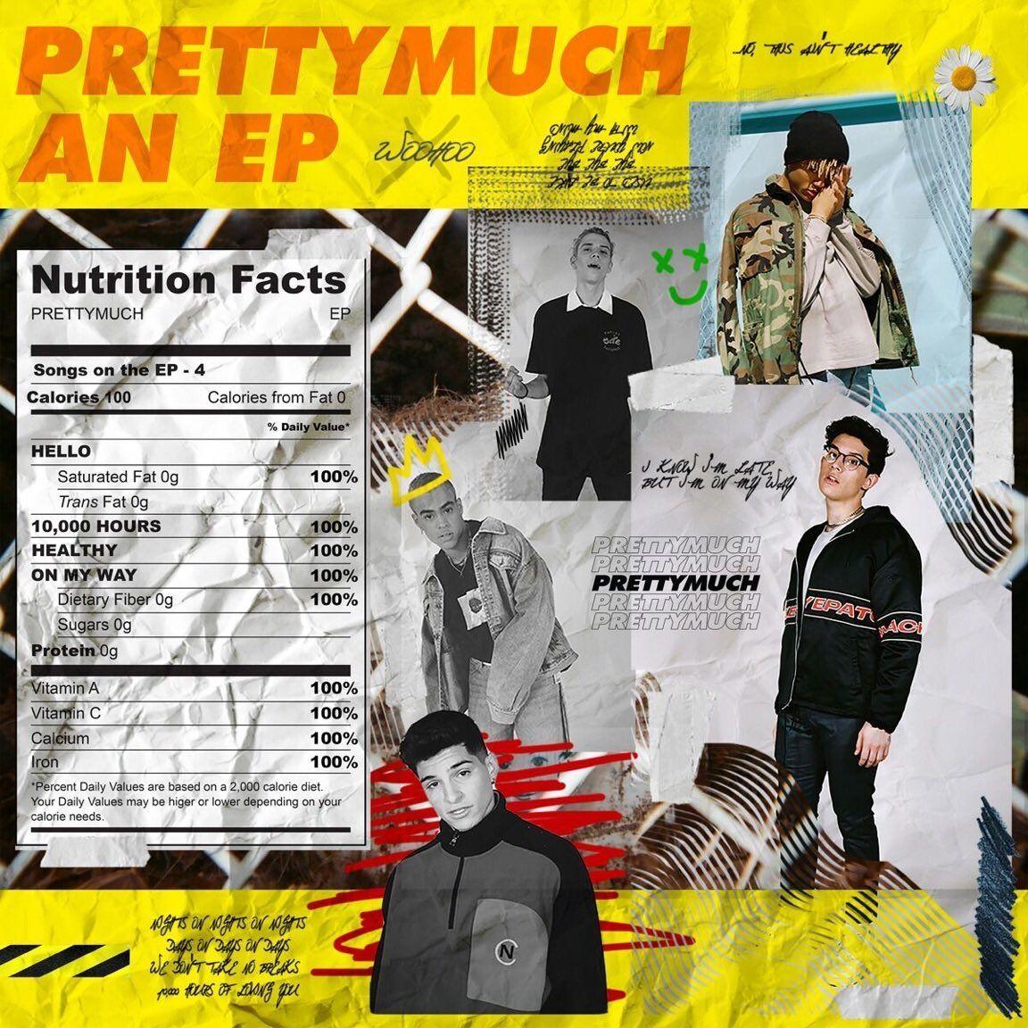 Portada de Álbum "PRETTYMUCH an EP", de PRETTYMUCH