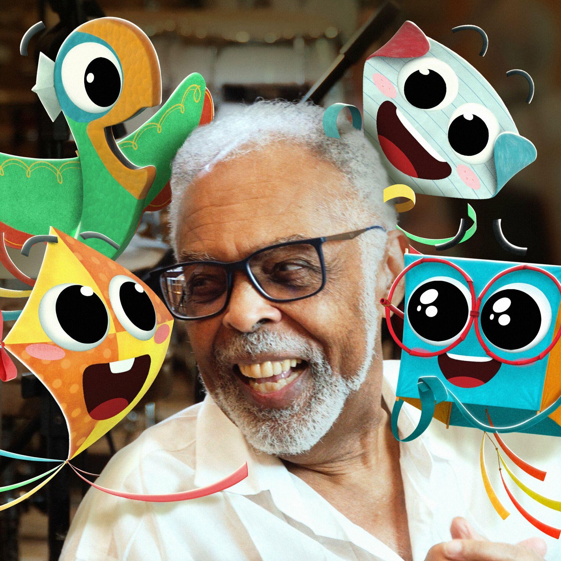 Capa do álbum "Pipas", de Gilberto Gil