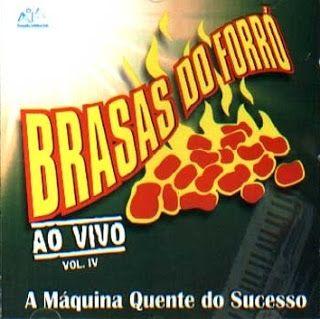 Capa do Álbum "Ao Vivo IV", de Brasas do Forró